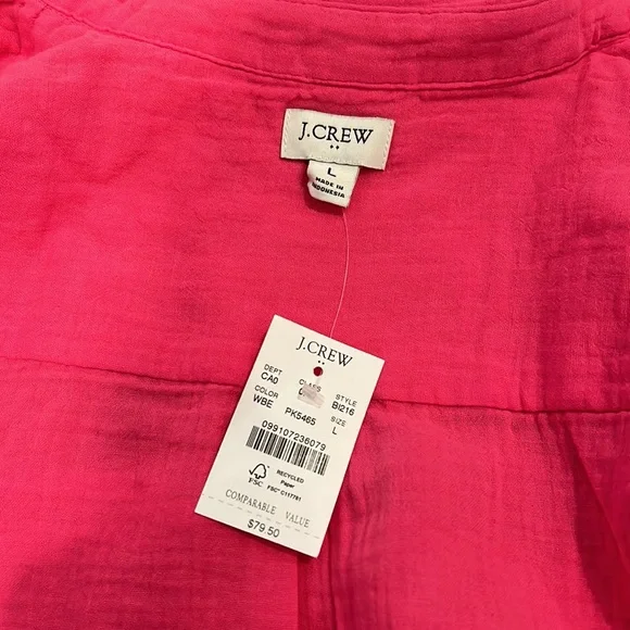 J. Crew long sleeve, Never worn w/tags - Picture 3 of 3